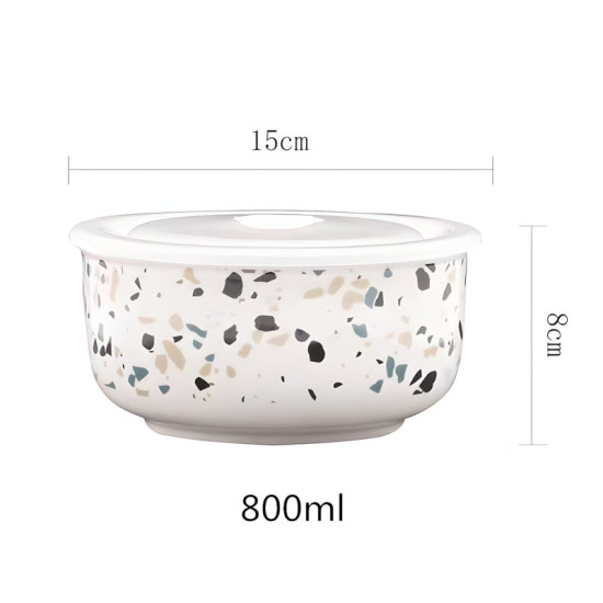 Metal Tupperware Set - 3 Pcs	